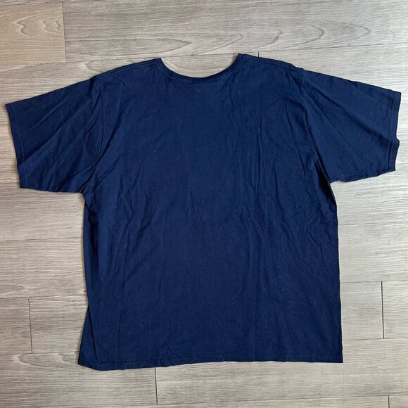 Vtg 90s Mickey Mouse Mickey Unlimited Graphic T-Shirt Navy Blue Disney Size 2XL - Picture 4 of 4